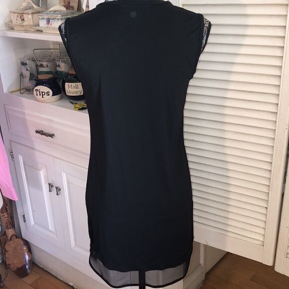 Athleta Sports Dress with Sheer Hem. Exercise to Brunch! Spandex Lycra Blend XS - Picture 5 of 9